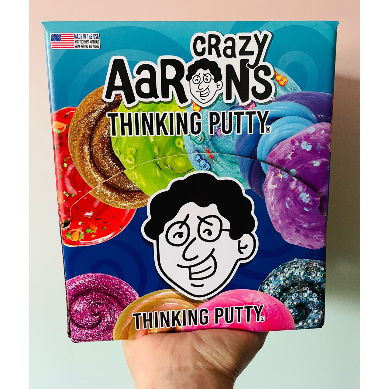🩷🐟 Crazy Aaron’s Blobfish Thinking Putty | MINI Tin