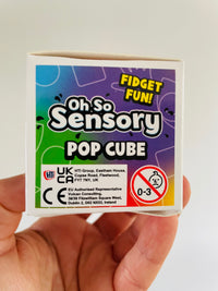 🟥✨ Red Pop Cube Fidget Toy