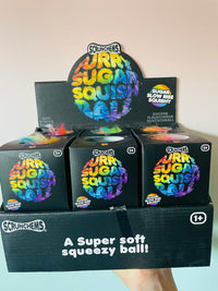 Scrunchems Furry Sugar Squish Ball Sensory Toy