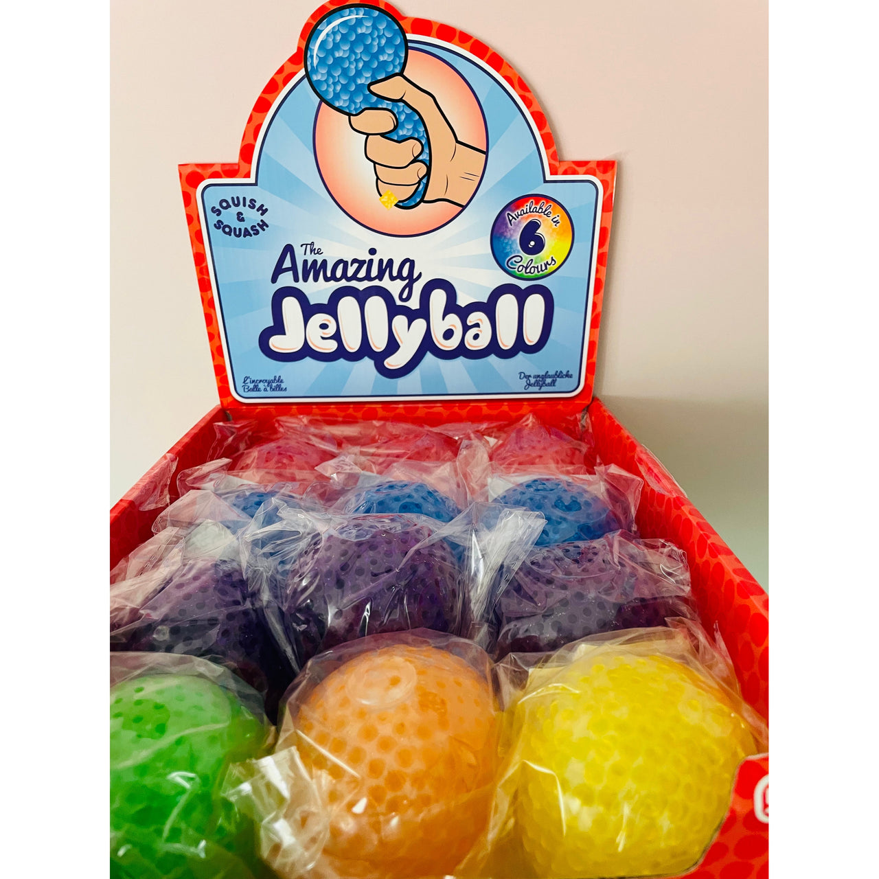 🌈🫧 The Amazing Jellyball | Squishy Bead-Filled Sensory Stress Relief Fidget Toy ✨