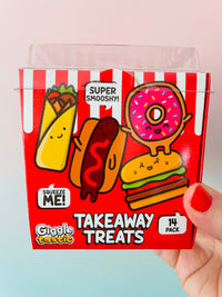🍔🍟 Fast Food Takeaway Treats | 14 Mini Fast Food Squishies Sensory Fidget Pack ✨
