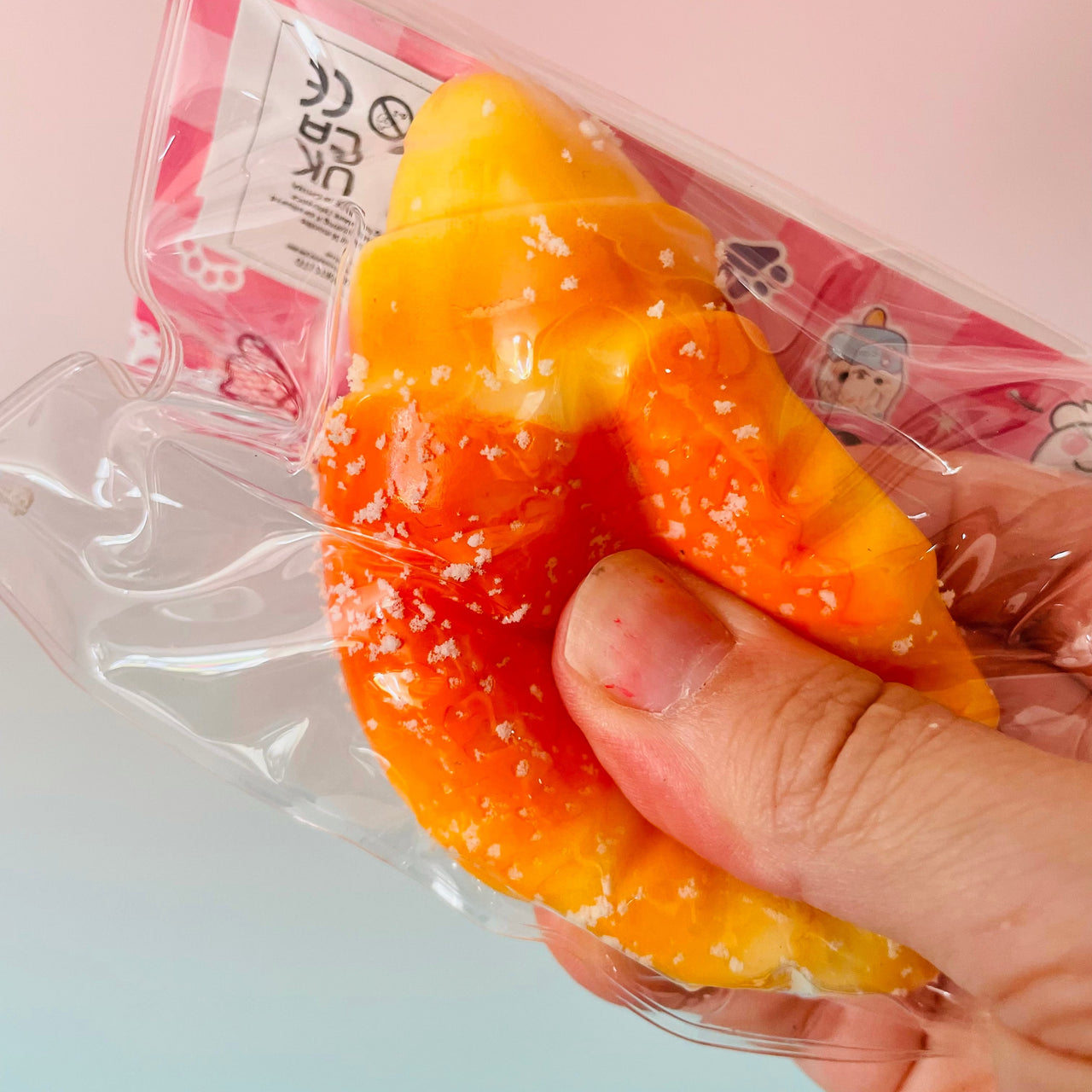 Sugar Frosted Croissant Squishy soft sensory fidget toy
