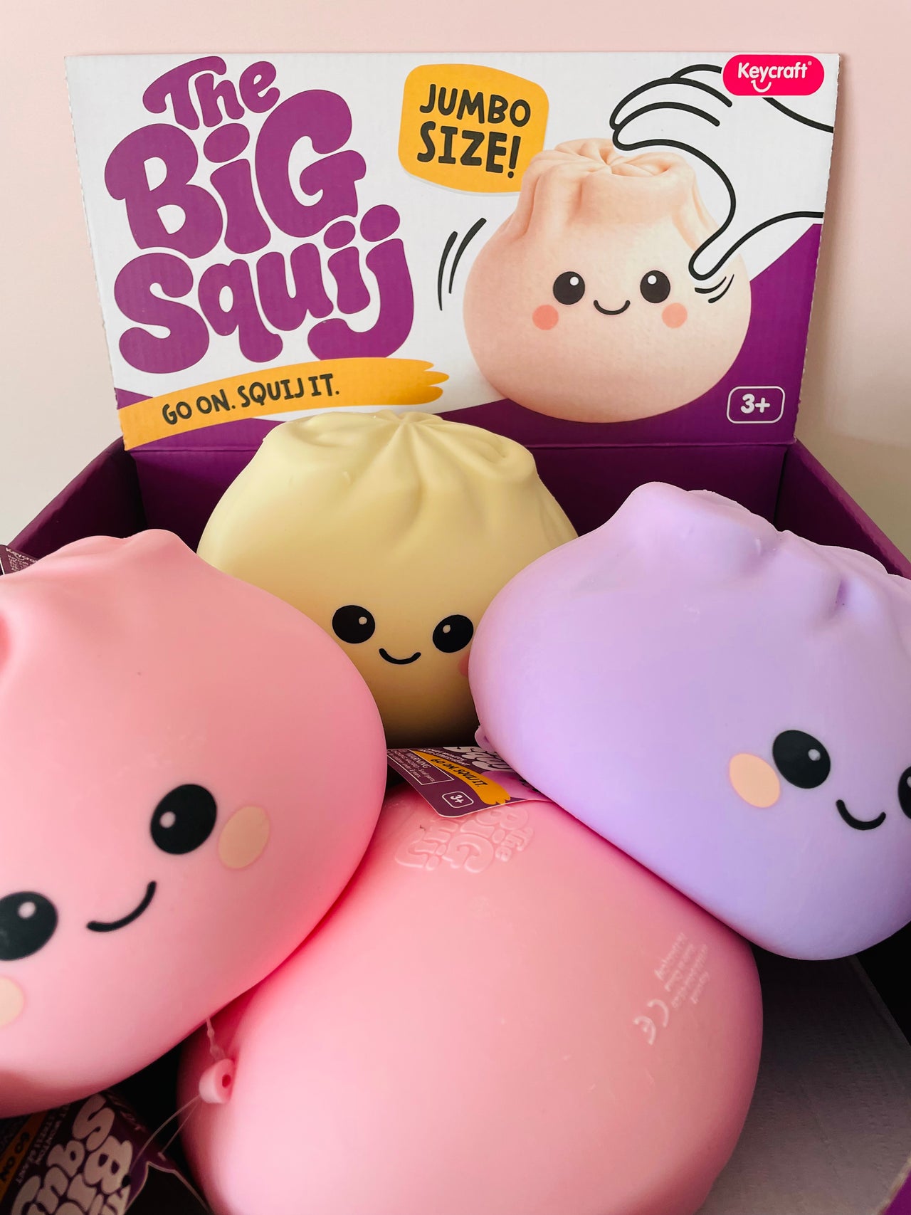 🥟✨ The Big Squij Wonton | Jumbo Slow-Rise Dumpling Squishy