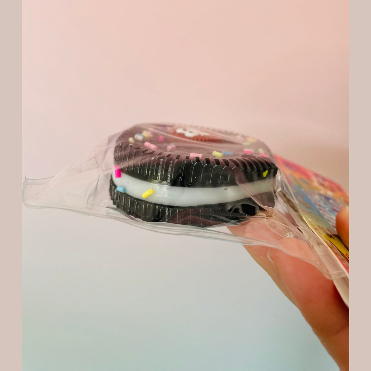 🤎🍪 Taba Cookie Sandwich Squishy | Brown Biscuit Sensory Fidget Toy ✨