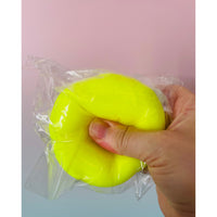 💛🟡 Neon Super Squish Ball | Yellow Stress Relief Sensory Fidget Toy ✨