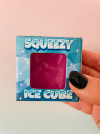 Sugar-Filled Ice Cube Squishy - Maltose Sensory Toy Purple