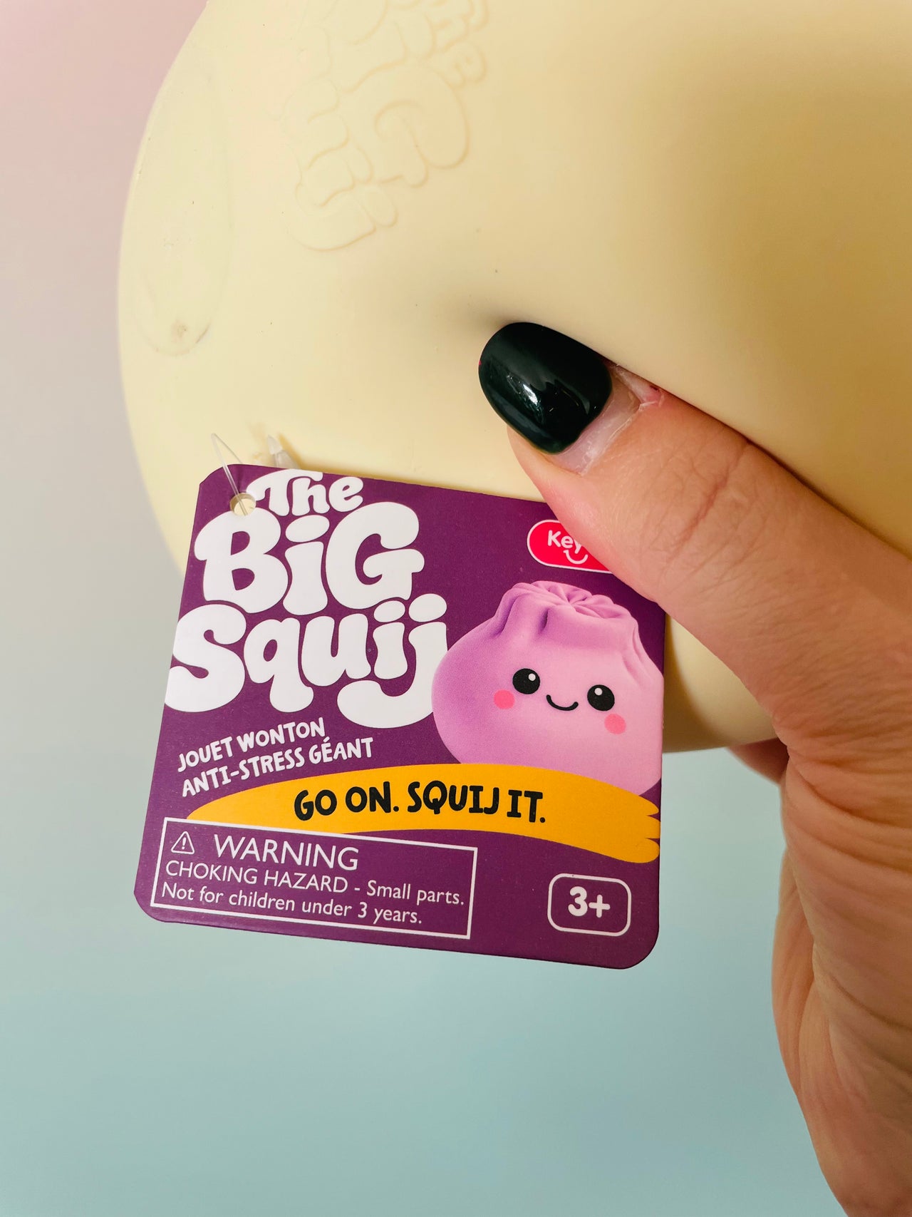 🥟✨ The Big Squij Wonton | Jumbo Slow-Rise Dumpling Squishy
