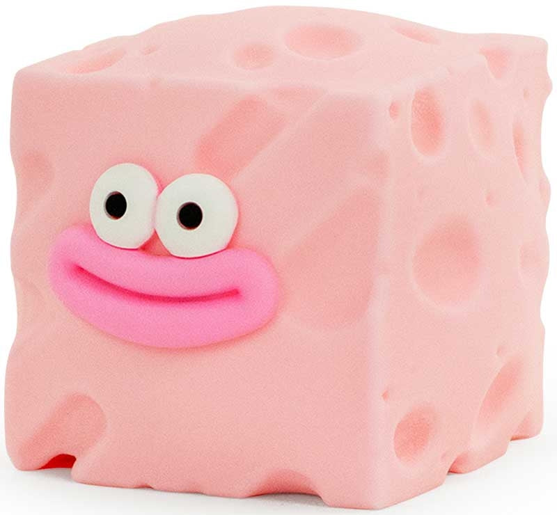 Gelli Squishi Duckie Cheese jelly sensory fidget toy pink squishy