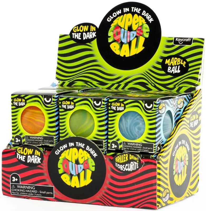 🌌✨ Glow in the Dark Super Squidge Ball | Sensory Fidget Toy