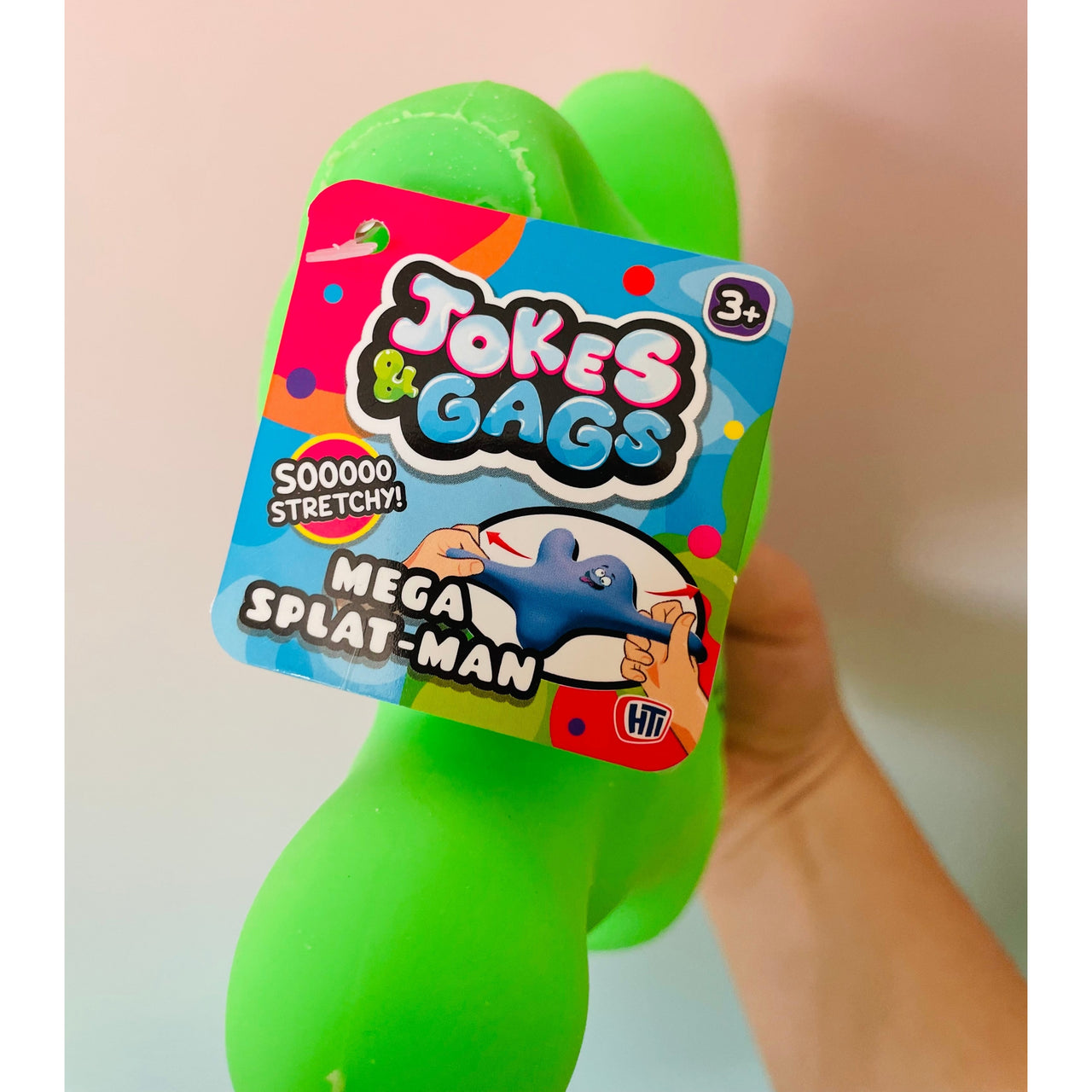 💚💥 Mega Splat Man | Green Stretchy Splat Sensory Fidget Toy ✨