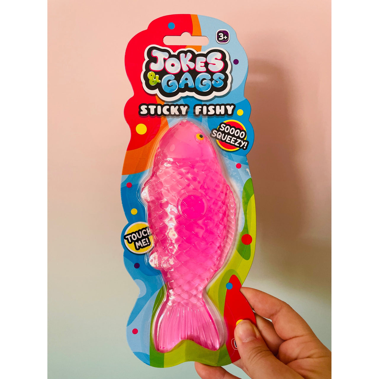 🩷🐟 Sticky Icky Fishy | Pink Stretchy Sensory Fidget Toy ✨