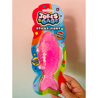 🩷🐟 Sticky Icky Fishy | Pink Stretchy Sensory Fidget Toy ✨