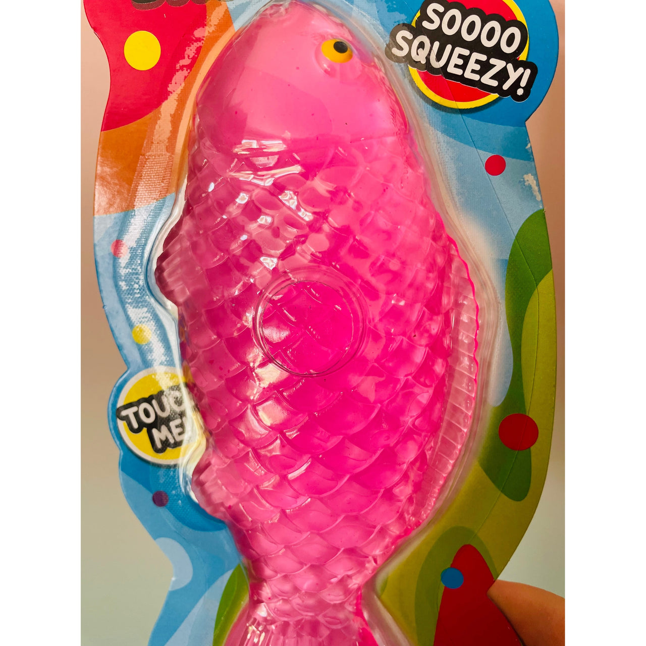 🩷🐟 Sticky Icky Fishy | Pink Stretchy Sensory Fidget Toy ✨