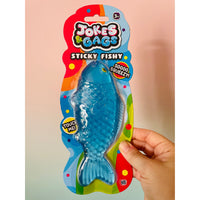 💙🐟 Sticky Icky Fishy | Blue Stretchy Sensory Fidget Toy ✨