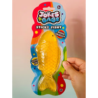 🧡🐟 Sticky Icky Fishy | Orange Stretchy Sensory Fidget Toy ✨