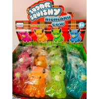 🩷🐮 Pink Sugar Maltose Highland Cow Squishy | Glitter Sensory Stress Relief Fidget Toy ✨