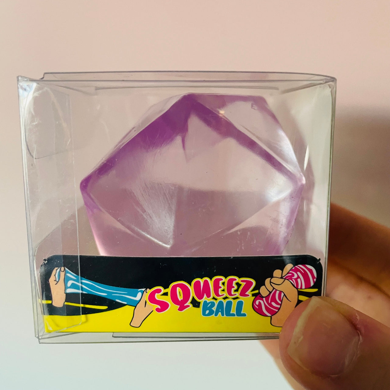💜💎 Diamond Shape Squishy | Purple Crystal Sensory Stress Relief Fidget Toy ✨