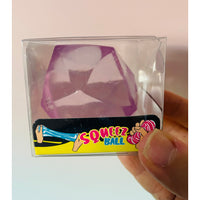💜💎 Diamond Shape Squishy | Purple Crystal Sensory Stress Relief Fidget Toy ✨