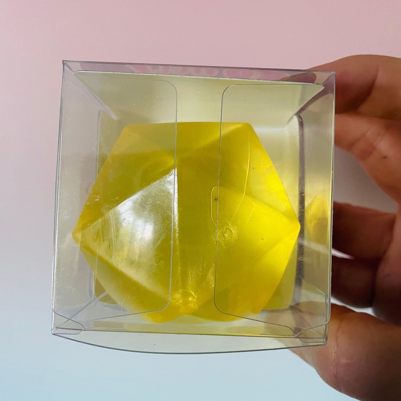 💛💎 Diamond Shape Squishy | Yellow Crystal Sensory Stress Relief Fidget Toy ✨