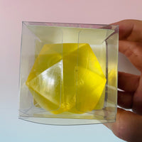 💛💎 Diamond Shape Squishy | Yellow Crystal Sensory Stress Relief Fidget Toy ✨