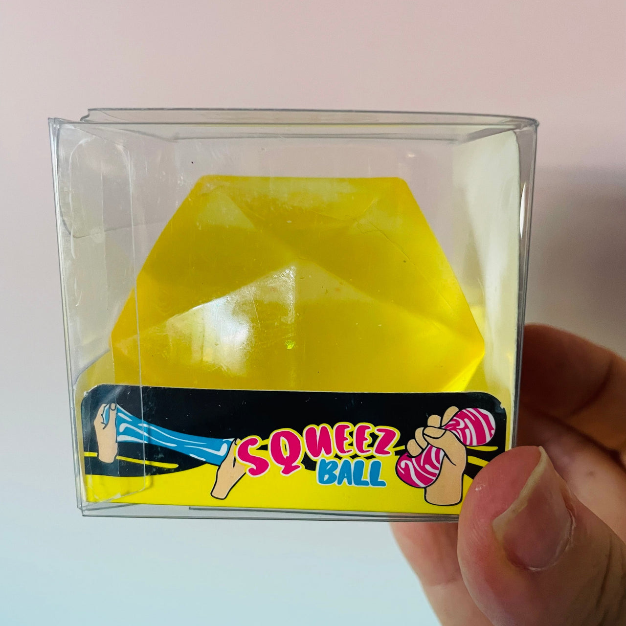 💛💎 Diamond Shape Squishy | Yellow Crystal Sensory Stress Relief Fidget Toy ✨