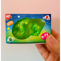 💚✨ Sugar Sparkle '67' Squishy | Green Glitter Sugar Maltose Sensory Fidget Toy 🌟