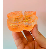 💛✨ Sugar Sparkle '67' Squishy | Yellow Glitter Sugar Maltose Sensory Fidget Toy 🌟