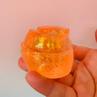 💚✨ Sugar Sparkle '67' Squishy | Green Glitter Sugar Maltose Sensory Fidget Toy 🌟