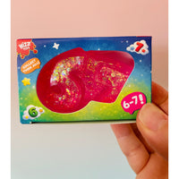 🩷✨ Sugar Sparkle '67' Squishy | Pink Glitter Sugar Maltose Sensory Fidget Toy 🌟