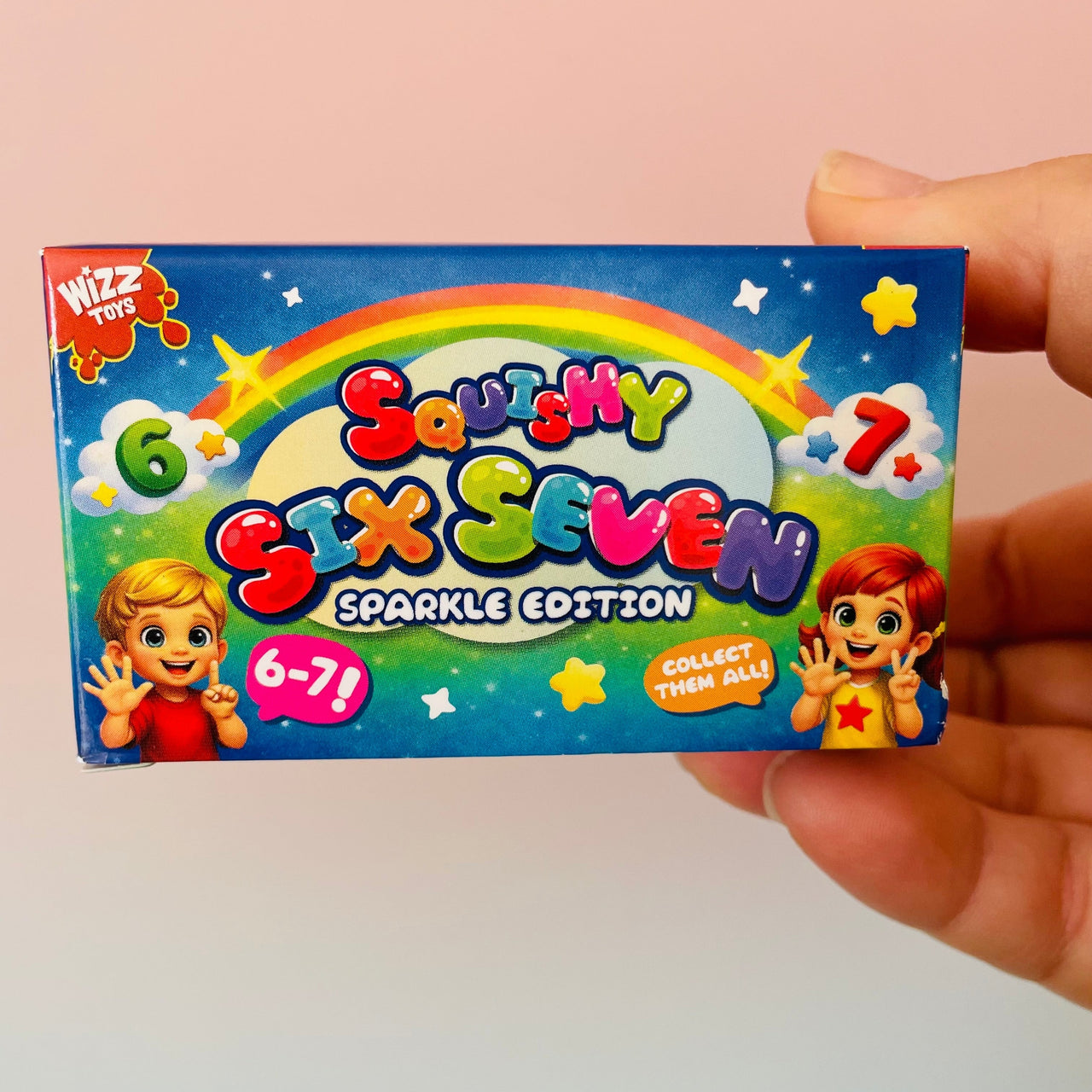 💛✨ Sugar Sparkle '67' Squishy | Yellow Glitter Sugar Maltose Sensory Fidget Toy 🌟
