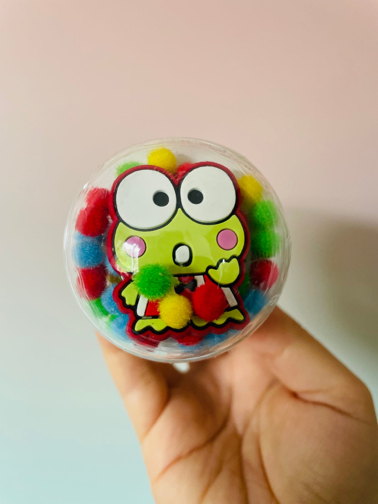 Keroppi Green Slime Pot Sanrio kawaii sensory slime toy UK