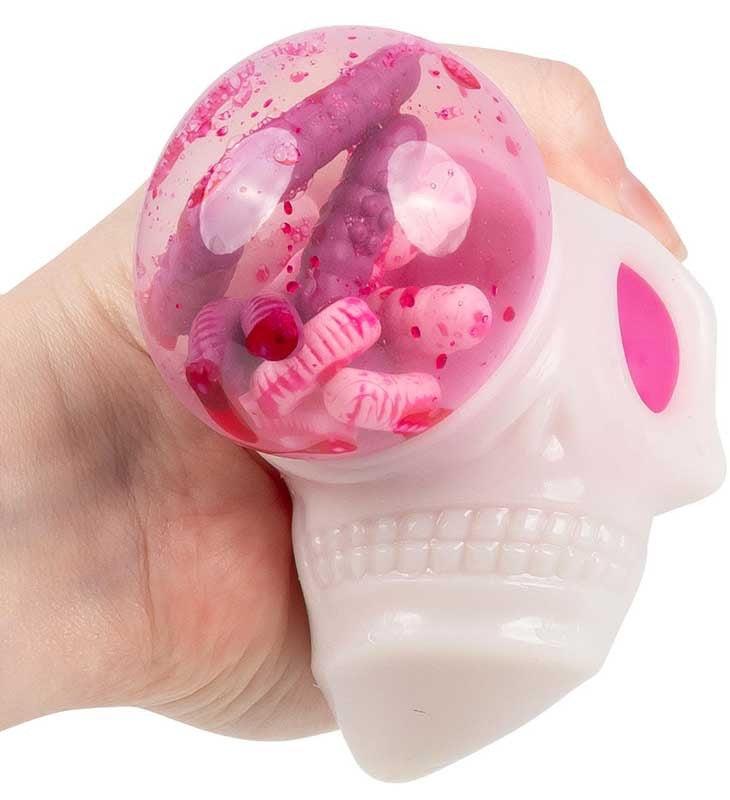 💀🖤 Scrunchems Squeezy Skull of Horrors Squishy Toy