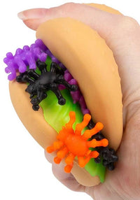 🕷️🍔 Scrunchems Spooky Spider Burger Squishy Toy