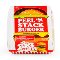 🍔🧀 Jumbo Peel & Stack Burger | The Big Squij Slow Rising Sensory Stress Relief Fidget Toy ✨