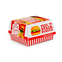 🍔🧀 Jumbo Peel & Stack Burger | The Big Squij Slow Rising Sensory Stress Relief Fidget Toy ✨