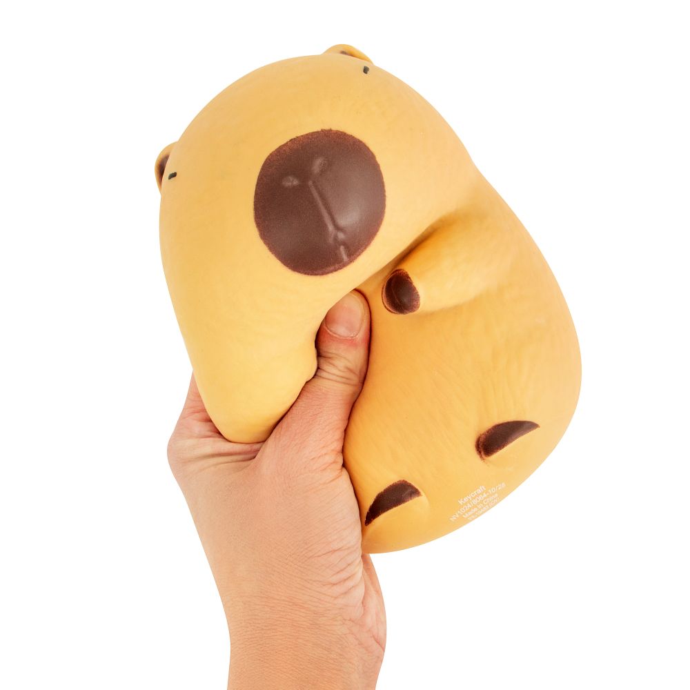 🤎🦫 Jumbo Squishy Capybara | The Big Squij Slow Rising Sensory Stress Relief Fidget Toy ✨