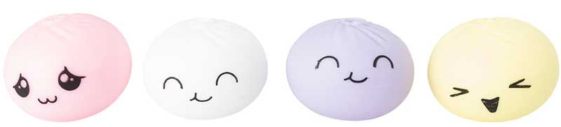 🥟🩷 Pink Mini Bao Buddies 4 Pack Squishy Sensory Toy Set ✨