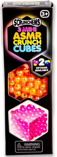 Scrunchems ASMR Mini Crunch Cubes 3-pack sensory fidget toys