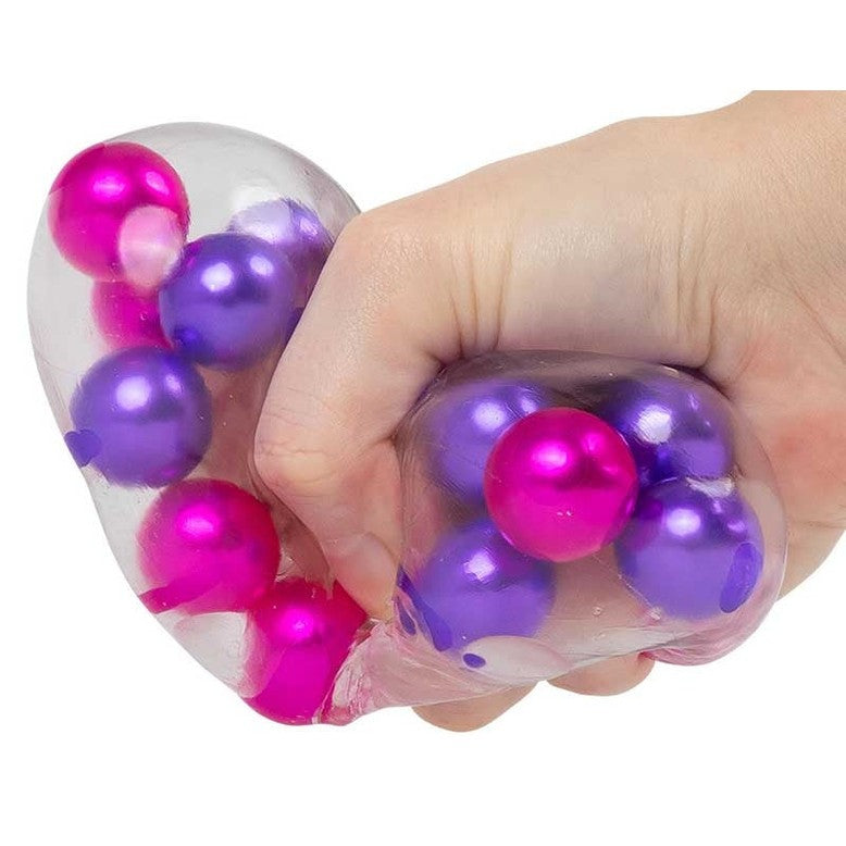 🩷🟣 Scrunchems ASMR Square | Pink Textured Bead Sensory Stress Relief Fidget Toy ✨