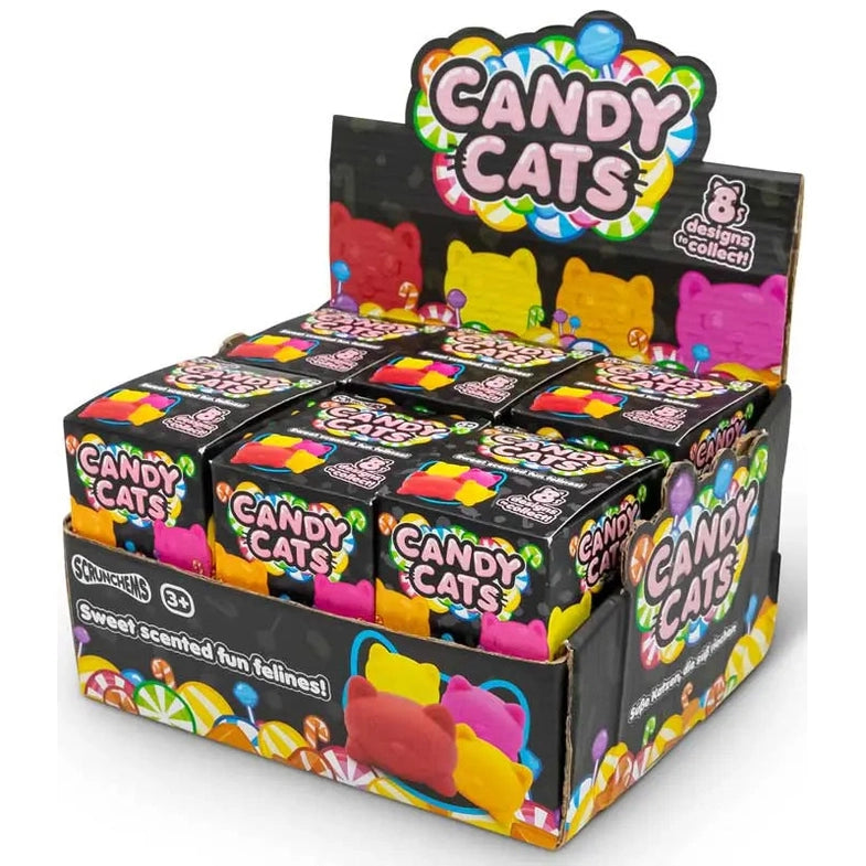 🐱🍬 Scrunchems Candy Cat Squishy | Scented Cat Sensory Stress Relief Fidget Toy 💖