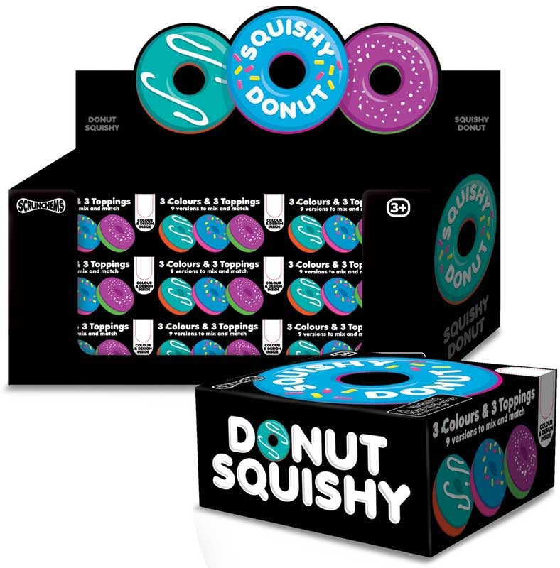 🍩✨ Scrunchems Donut Squishy | Stretchy Icing Sensory Fidget Toy