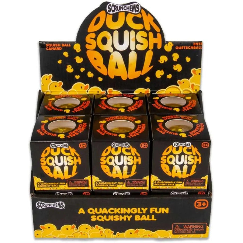 🦆💛 Scrunchems Duck Squish Ball | Duck-Themed Sensory Fidget Toy
