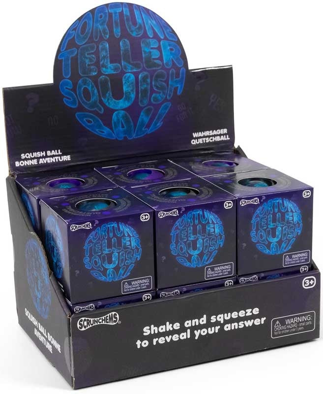 🔮💜 Scrunchems Fortune Teller Squish Ball | Mystic 8 Ball Sensory Fidget