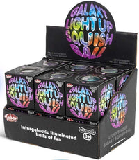 🌌✨ Scrunchems Galaxy Light Up Squish Ball | Glitter Sensory Fidget Toy