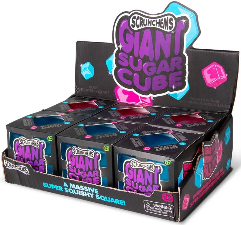 🍬🧊 Scrunchems Giant Sugar Cube | Satisfying Sugar-Filled Squishy