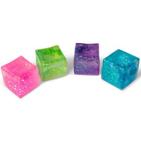 ✨🧊 Scrunchems Glitter Cube | Glitter Sugar Cube Sensory Stress Relief Fidget Toy 🌈