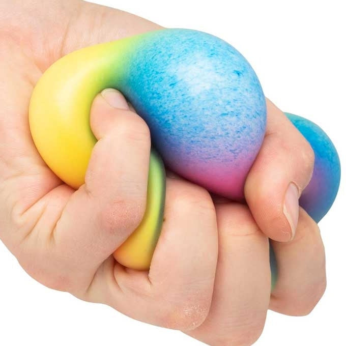 Scrunchems Rainbow Squish Ball Colourful Sensory Fidget Toy