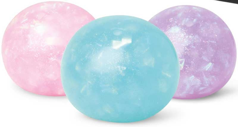 ✨🩷 Scrunchems Sparkly Squish Ball | Glitter Sensory Fidget Toy