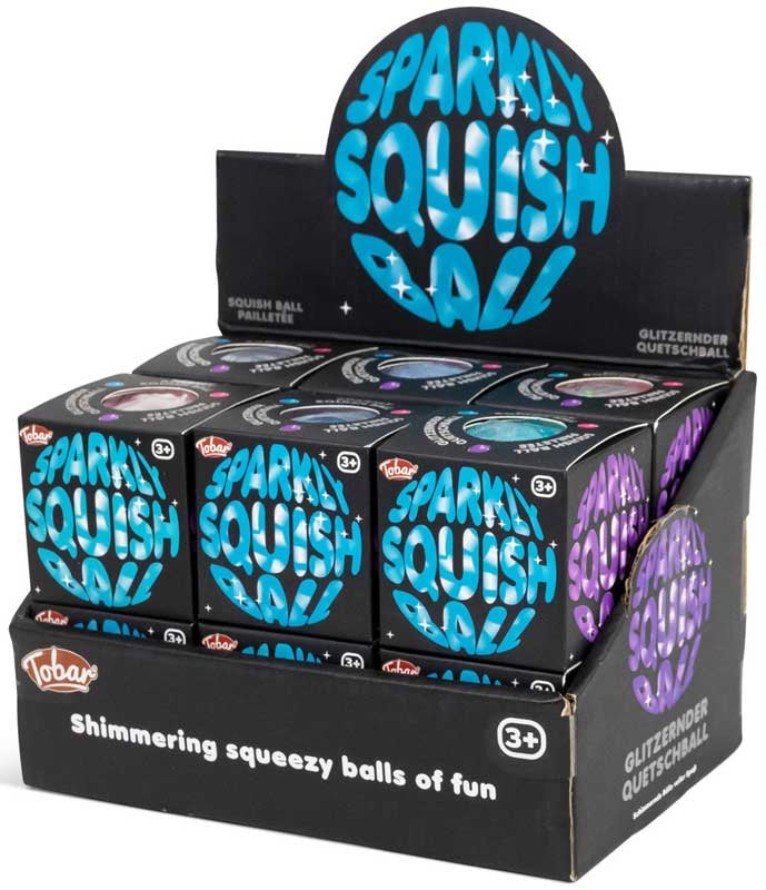 ✨🩷 Scrunchems Sparkly Squish Ball | Glitter Sensory Fidget Toy