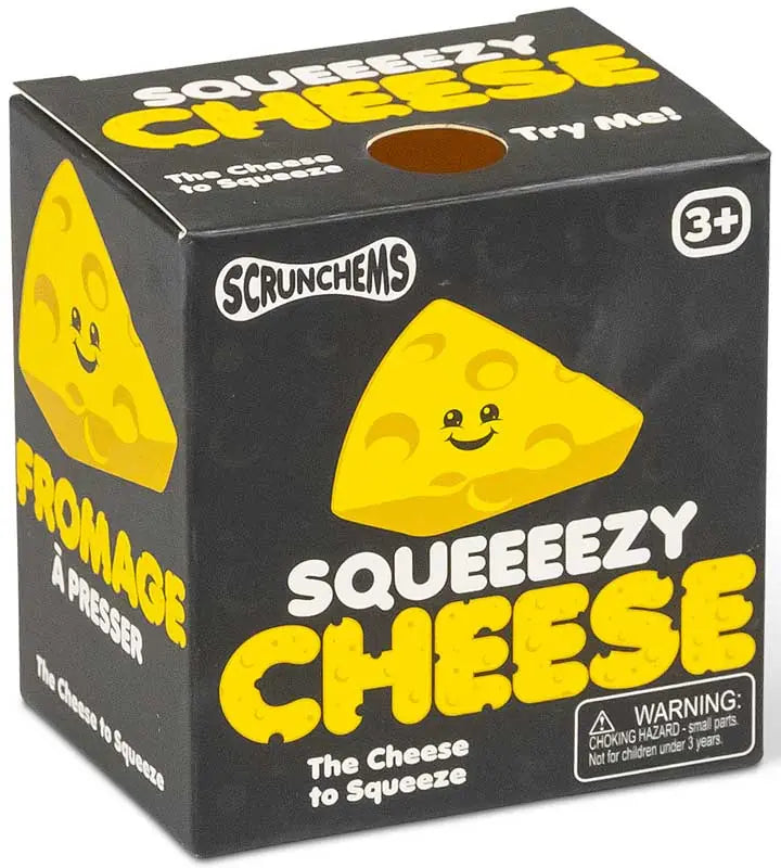 🧀💛 Scrunchems Squeezy Cheese | Cute Food Sensory Squishy